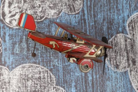 Allemagne Mécanique Gunthermann 1930 Avion biplan...