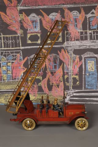 Allemagne Mécanique 1937 JDN Voiture de pompiers...