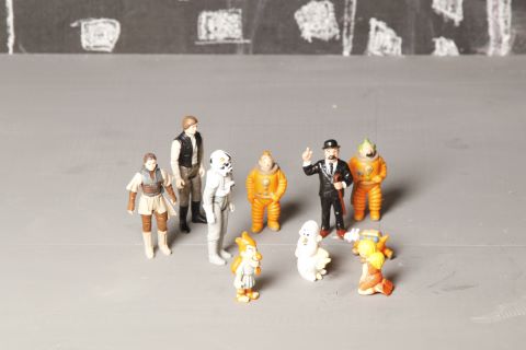Lot de personnages de mangas