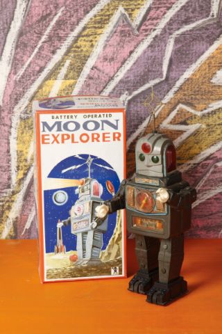 Japon Battery toy 1968 Bandai - Alps Moon Explorer