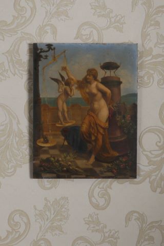Henri-Pierre Picou (1824-1895) Venus pesant...