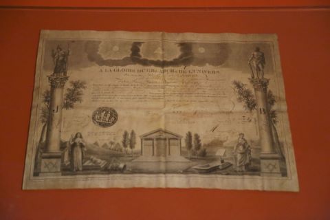 Deux certificats maçonniques