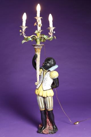 Nubien porte-torchère