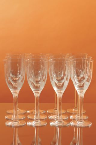 Suite de 12 flûtes à champagne