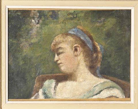 École française du début du XXe siècle Portrait...