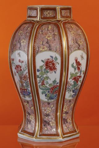 Grand vase octogonal