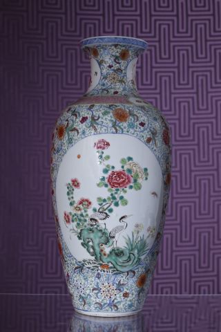 Paire de vases balustre