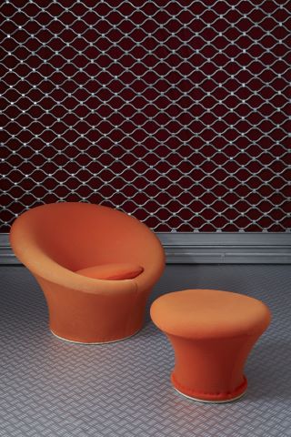 Fauteuil et pouf «Mushroom»