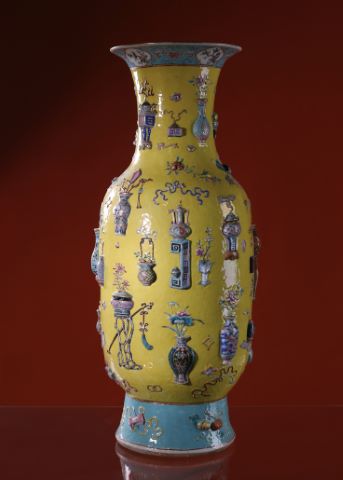 Important vase balustre
