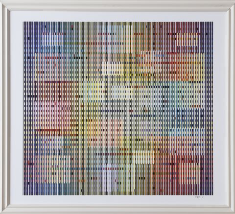 Yaacov Agam (né en 1928) Tapigraphie