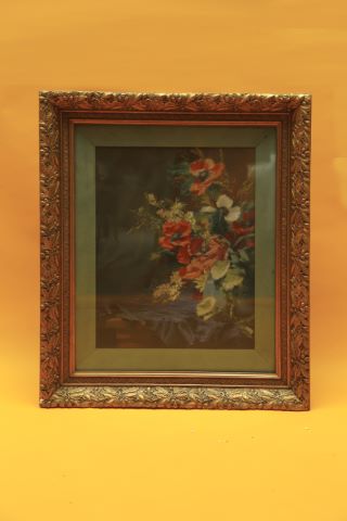 Xavier Bonner Nature morte au coquelicot