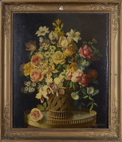 Pierre Fau (1888-1960) Natures mortes au bouquet...