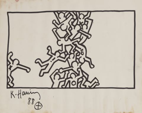 Keith Haring (1958-1990) Personnages
