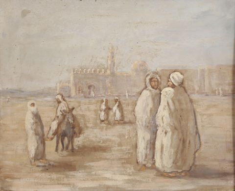 Ecole orientaliste Maroc, village près de Fez