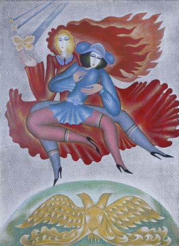 Attribué à Édouard Zéléline (1938-2002) Femmes...