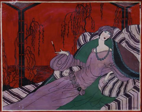 Femme allongée