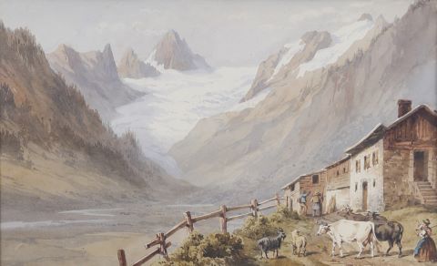 Bergers à la montagne