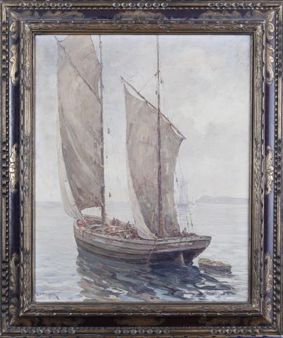 Edouard Mandon (1885-1977) Bateau