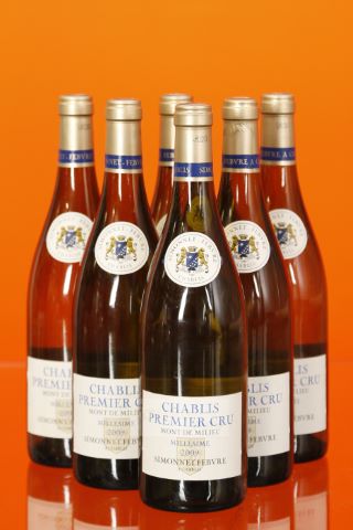 Simonnet-Febvre, Chablis 6 bouteilles, 2009...