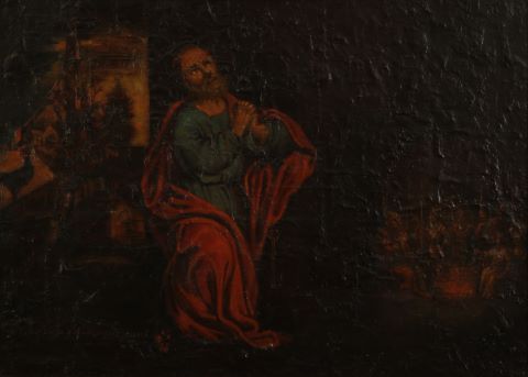 École du XVIIIe siècle Le Reniement de saint...