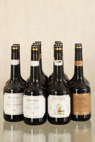 Banyuls Ensemble de 18 bouteilles