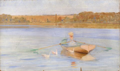Femme à la barque