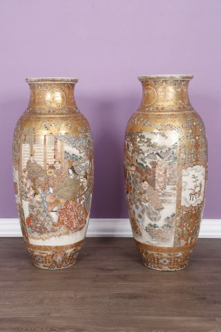Grande paire de vases