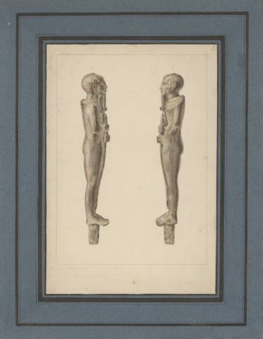 Statuette représentant le Dieu Ptah de profil