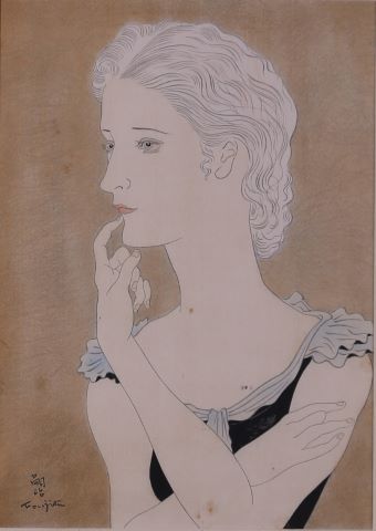 Portrait de jeune femme blonde
