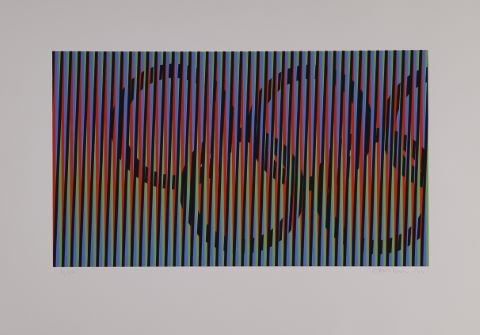 Carlos Cruz-Diez (né en 1923) Composition...