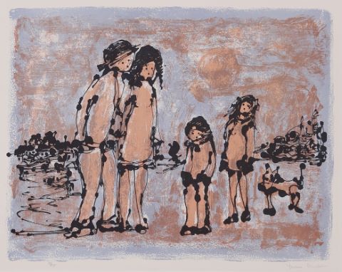 Yanni Posnikoff (XXe siècle) Famille au complet