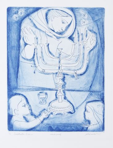 Irving Amen (1918-2011) Sabbath Eve