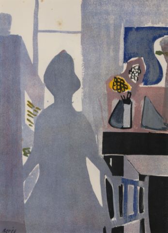 Francisco Bores (1898-1972) Femme en bleu