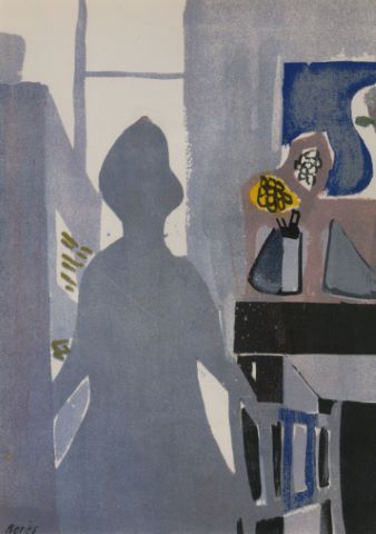 Femme en bleu