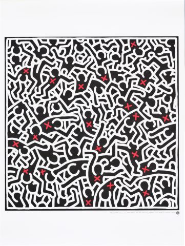 D’après Keith Haring (1958-1990) 2 affiches