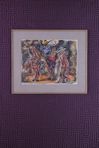 André Masson (1896-1987) Le Chevalier et la nymphe