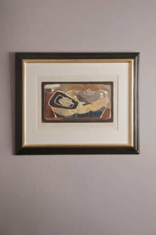 Théière et raisin