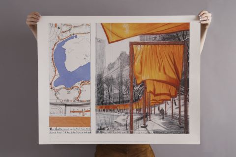 The gates, project for Central Park, XXIII, New York City