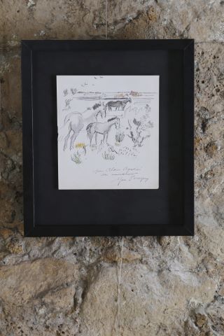 Yves Brayer (1907-1990) Chevaux en Camargue