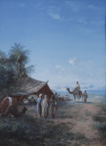 Paul Pascal (1832-1903) La Caravane