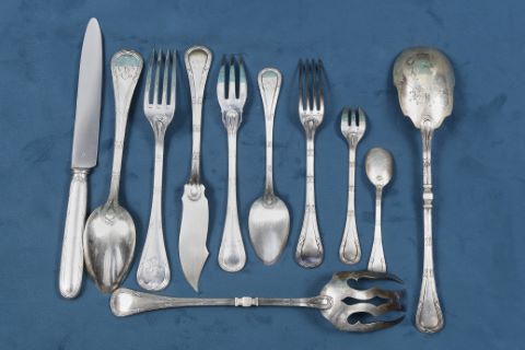 Partie de ménagère, 130 pièces
