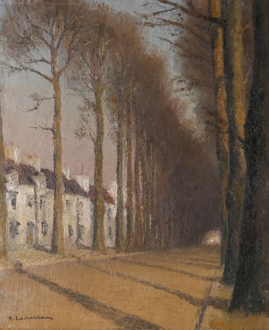 Pierre Ladureau (1882-1975) Chemin de forêt