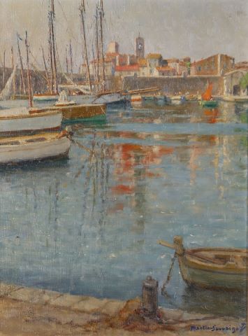 Charles Martin Sovaigo (1881-1970) Port d'Antibes