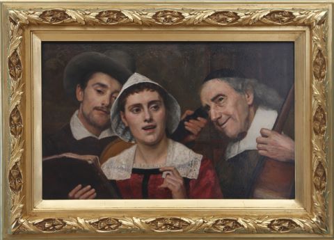 Emile Hendrik Godding (1841-1898) La Vieille...