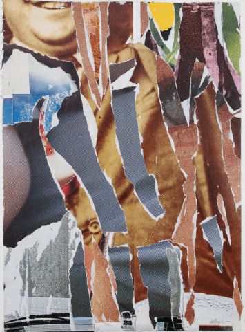 Arrachage d’affiches lacérées