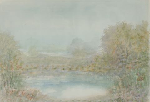 Guy Ribes (né en 1948) Paysage