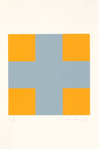 Une croix pour quatre carrés
