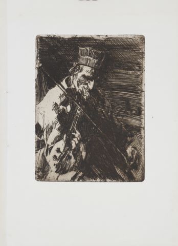 Anders Leonard Zorn (1860-1920) Le Musicien...