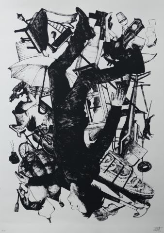 Levalet (né en 1989) La Chute