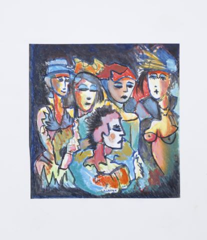 Daniel Lander (1927-2013) Ensemble de 4 œuvres...